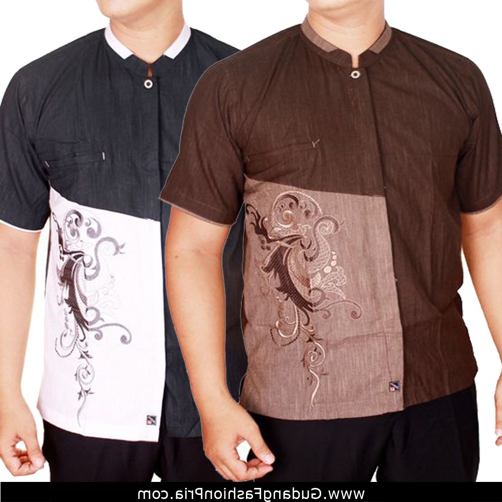 Design Baju Lebaran Untuk Pria 4pde Busana Muslim Pria Baju Koko Lengan Pendek Baju Lebaran
