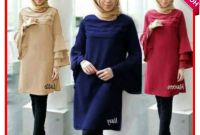 Design Fashion Muslimah Kekinian Mndw Jual Baju atasan Wanita Muslim Model Terbaru Kekinian