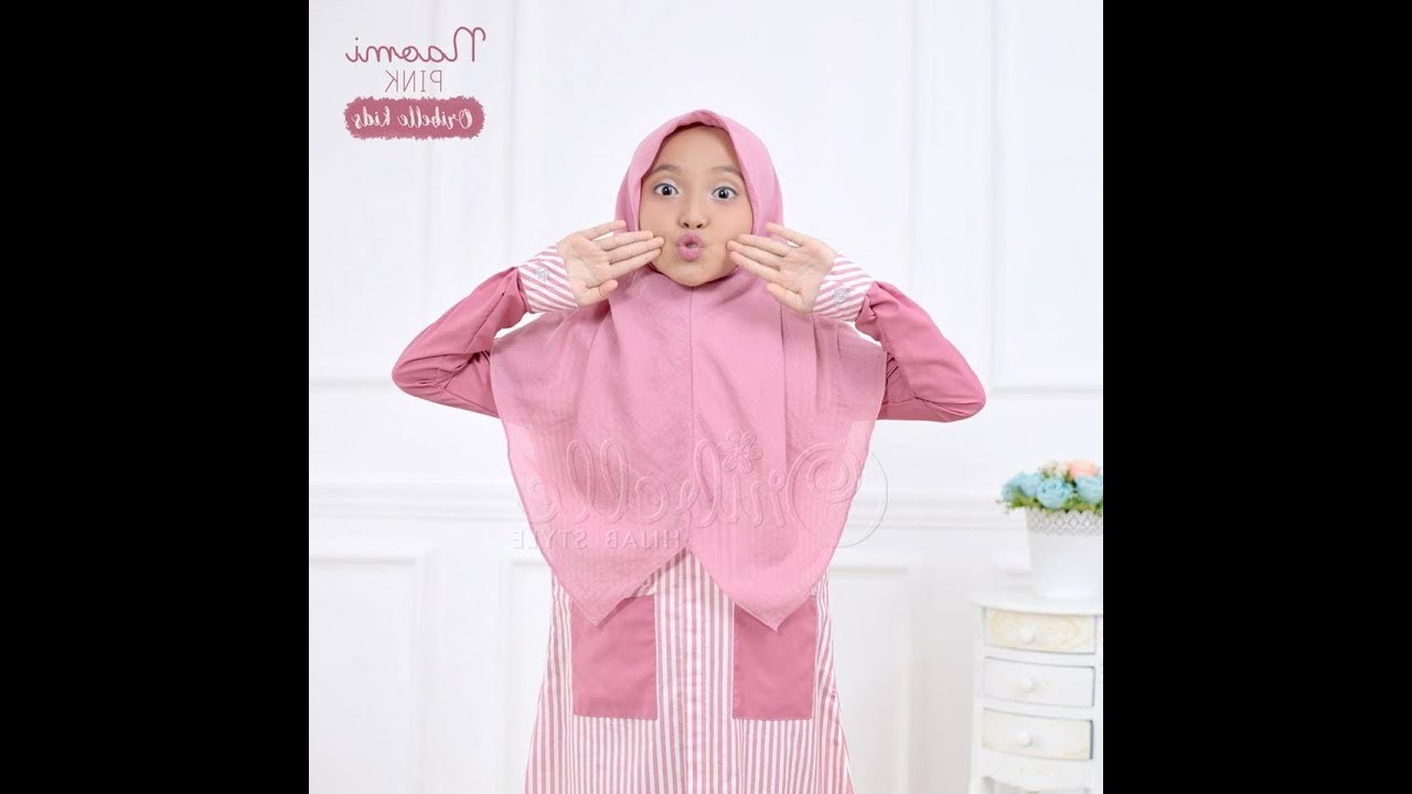 Design Model Baju Lebaran 2018 Anak Perempuan E6d5 Baju Muslim Anak Perempuan Model