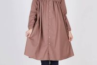 Design Model Baju Lebaran Simple Tapi Elegan Nkde 30 Model Gamis Simple Elegan Dan Mewah Terbaru 2019