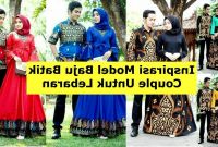 Design Model Baju Lebaran Syar&amp;#039;i 2019 Zwd9 Model Baju Batik Couple Untuk Lebaran 2019