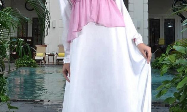 Design Model Baju Lebaran Warna Putih T8dj 45 Model Baju Muslim Warna Putih Untuk Lebaran Terbaru
