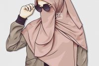 Design Muslimah Bercadar Kartun Irdz 1000 Gambar Kartun Muslimah Cantik Bercadar Kacamata El