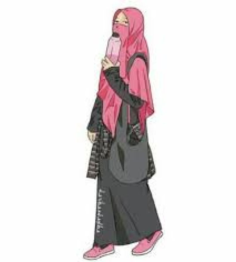 Design Muslimah Bercadar Kartun Nkde 75 Gambar Kartun Muslimah Cantik Dan Imut Bercadar