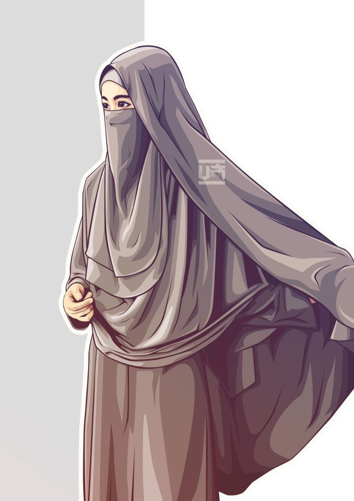 Design Muslimah Bercadar Memanah T8dj 75 Gambar Kartun Muslimah Cantik Dan Imut Bercadar