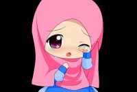 Design Muslimah Kartun Sedih Zwdg Kartun Muslim