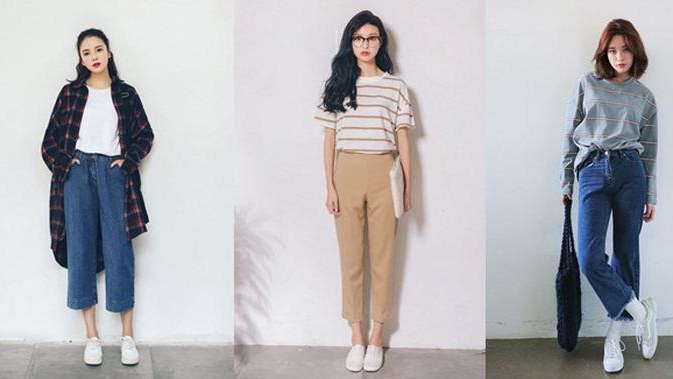 Design Ootd Baju Lebaran Remaja 2020 4pde Simpel &amp; Praktis Begini Gaya Busana Anak Muda Korea