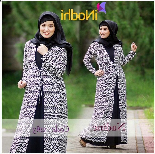 Design Poto Baju Lebaran H9d9 10 Contoh Baju Muslim Syar I Model Baru 2015