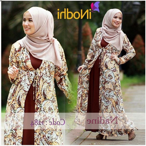 Design Poto Baju Lebaran O2d5 10 Contoh Baju Muslim Syar I Model Baru 2015