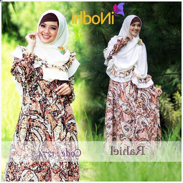 Design Poto Baju Lebaran Q5df 10 Contoh Baju Muslim Syar I Model Baru 2015