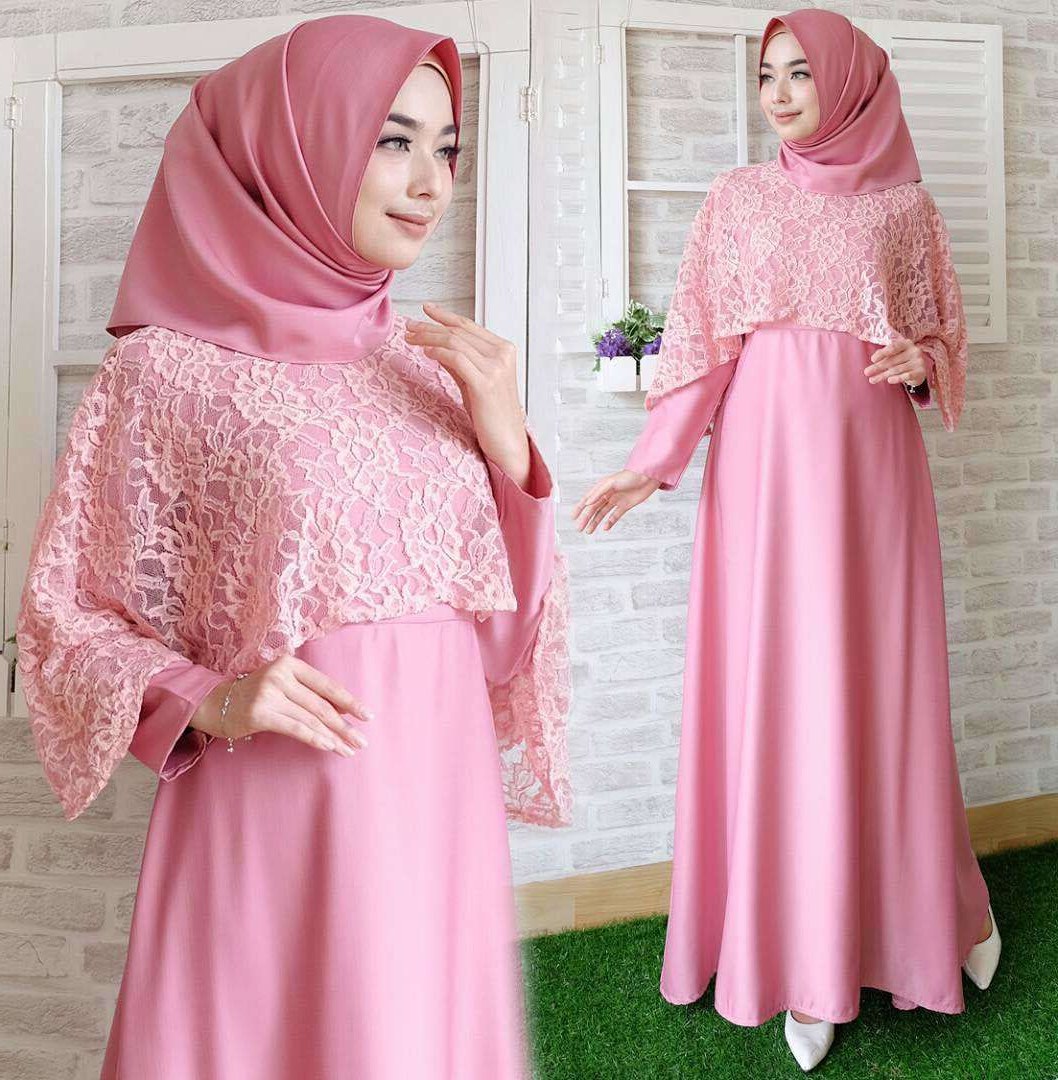 Design Poto Baju Lebaran Tqd3 Model Bawahan Rok Panjang Muslimah Cantik Bahan Katun