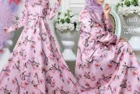 Design Warna Baju Lebaran 2018 9fdy Baju Lebaran 2018 Azizah Pink