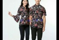 Ide Baju Lebaran 2018 Pria 87dx Baju Batik Wanita Pria Modern Terbaru Couple 2018