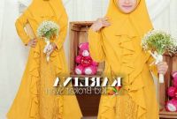 Ide Baju Lebaran 2020 Anak D0dg Baju Gamis Lebaran Anak 2020 Karlina Mustard