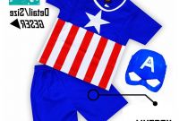 Ide Baju Lebaran Anak Usia 10 Tahun X8d1 Setelan Anak Baju Anak Kostum Superhero Captain America
