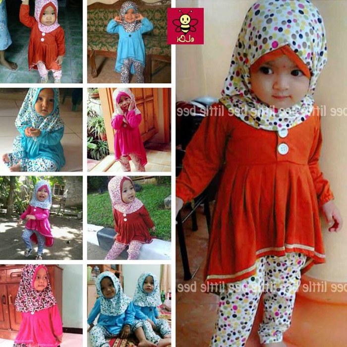 Ide Baju Lebaran Bayi Perempuan Thdr Jual Busana Muslim I Baju Muslim Bayi Perempuan I Pakaian