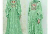 Ide Baju Lebaran Brokat Budm Jual Gamis Kaftan Brukat Brokat Nagita Syari Muslim Pesta