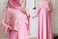 Ide Baju Lebaran Brokat Fmdf Baju Gamis Lebaran Brokat Terbaru New Olivia Dusty