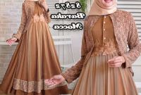 Ide Baju Lebaran Brokat Xtd6 Gamis Brokat Terbaru 2019 Kombi Spandex Baraka Gamisalya
