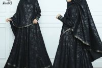 Ide Baju Lebaran Hitam 9fdy Baju Lebaran 2018 Baloteli Embos Gz725 Hitam Model Baju