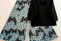 Ide Baju Lebaran Hitam Dwdk Baju Lebaran 2018 Kulot Set buterfly Hitam Model Baju