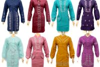 Ide Baju Lebaran Murah Meriah Tqd3 Busana Muslim Blus Mulimah Katun Bordir Bbr Murah Meriah
