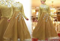 Ide Baju Lebaran Sekarang Etdg Gamis Pesta Model Sekarang Alara Gold Model Baju Gamis