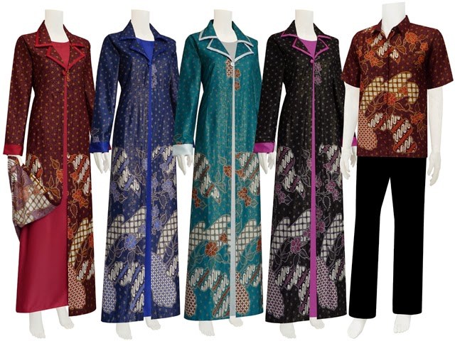 Ide Gambar Lucu Baju Lebaran Wddj Foto Baju Muslim Batik Model Terbaru