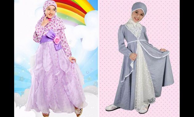 Ide Harga Baju Lebaran Anak Perempuan Tldn Baju Muslim Lebaran Anak Perempuan