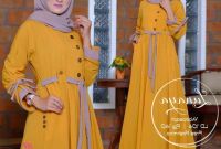 Ide Model Baju Lebaran 2019 Tanah Abang Txdf Gamis Terbaru 2019 Modern Lunaya Gamisalya