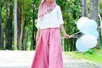 Ide Model Baju Lebaran atasan 2018 H9d9 18 Model Baju Muslim Terbaru 2018 Desain Simple Casual