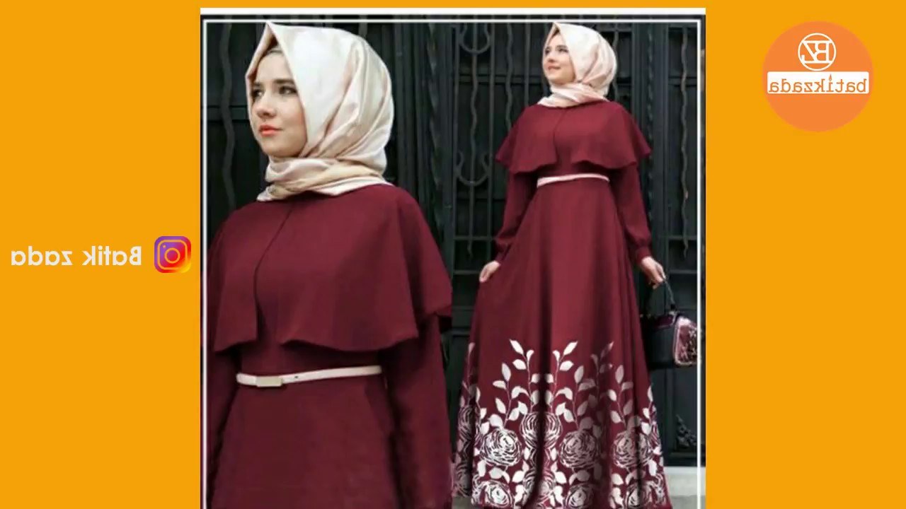 Ide Model Baju Lebaran Batik 2018 Q5df Trend Model Baju Muslim Lebaran 2018 Casual Simple