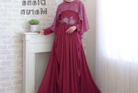 Ide Model Baju Lebaran Brokat 2019 3id6 Model Baju Gamis Terbaru 2020 Line Dan Harganya