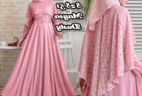 Ide Model Baju Lebaran Brokat 2019 Q5df Gamis 2019 Brokat Kombinasi Terbaru Maysa Gamisalya