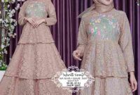 Ide Model Baju Lebaran Brokat 2019 Thdr Gamis Full Brokat Kombi Bordir Terbaru 2019 Gamisalya