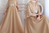 Ide Model Baju Lebaran Brokat 2019 Y7du Gamis Pesta Remaja Kombinasi 2019 Syahrani Gamisalya