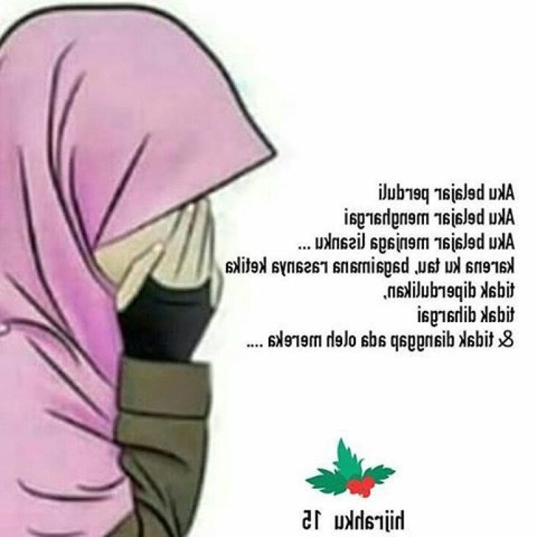 Ide Muslimah Bercadar Menangis S1du 75 Gambar Kartun Muslimah Cantik Dan Imut Bercadar
