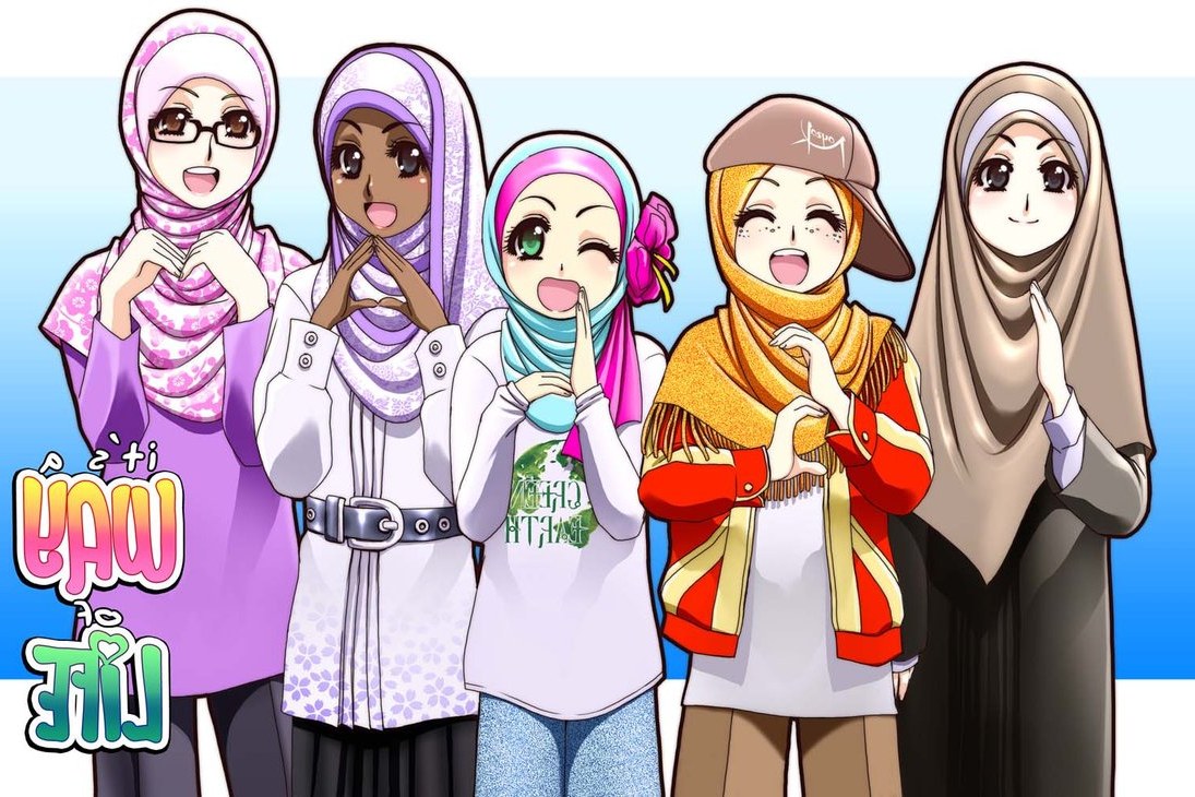 22 Inspirasi Muslimah Kartun Keren - Ragam Muslim