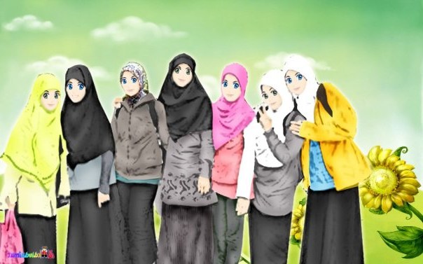 Ide Muslimah Kartun Sahabat Kvdd Kawasan Lynn Damya Koleksi Kartun Muslimah Yang Menawan Hati