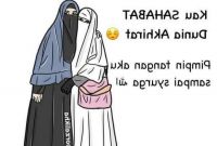 Ide Muslimah Kartun Sahabat Qwdq 300 Gambar Kartun Muslimah Bercadar Cantik Sedih Keren