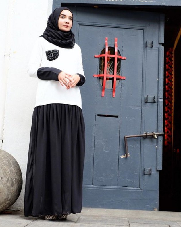 Ide Ootd Baju Lebaran Ftd8 Bingung Baju Buat Lebaran Intip Ootd Hijab Zaskia Sungkar