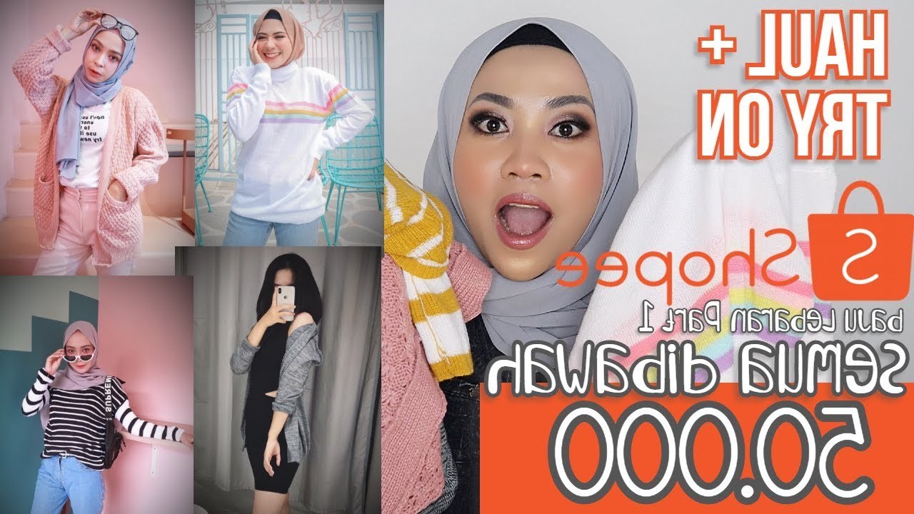 Ide Shopee Baju Lebaran 2019 Mndw toko Cardigan Sweater Murah Di Shopee Unboxing Shopee Haul