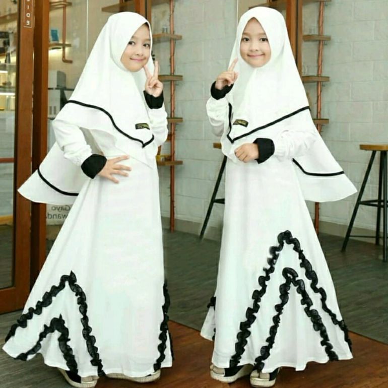 Inspirasi Baju Lebaran Anak Usia 12 Tahun Tldn Kid Alda Onde Fashion Muslim Gamis Anak Umur 8 9 ...