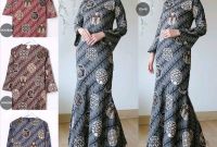 Inspirasi Baju Lebaran Batik Dwdk Jual Baju Gamis Wanita Maidia Batik Dress Muslim Gamis