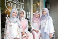Inspirasi Baju Lebaran Ibu 2018 Rldj 17 Model Baju atasan Muslim 2018 original Desain Trendy