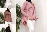 Inspirasi Baju Lebaran Kekinian 2018 Jxdu Model Gamis Kekinian 2018 Model Gamis 2019