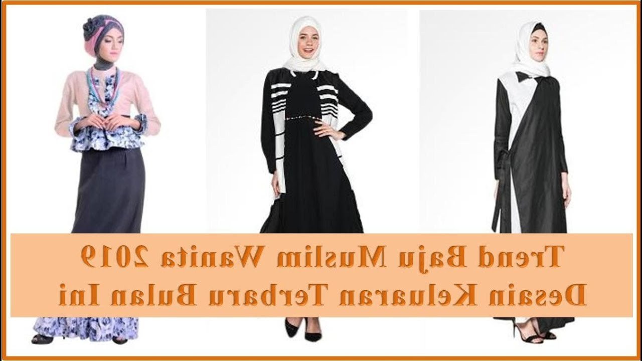 Inspirasi Baju Lebaran Kekinian 2019 Qwdq Trend Baju Muslim Wanita 2019 Terbaru Desain Kekinian