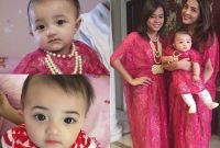 Inspirasi Baju Lebaran Keluarga Anang ashanty S5d8 Cantiknya Trio ashanty Aurel Dan Arsy Dengan Kaftan Pink