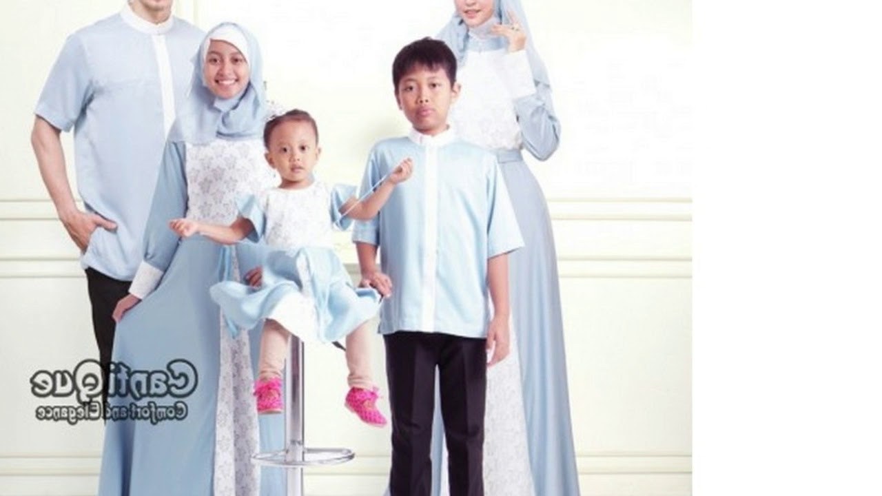 Inspirasi Baju Lebaran Keluarga Warna Biru Y7du Baju Lebaran Keluarga Warna Biru