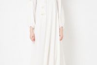 Inspirasi Cari Baju Lebaran Ftd8 Cari Baju Baru Ini 5 Gamis Dan Dress Putih Untuk Dipakai